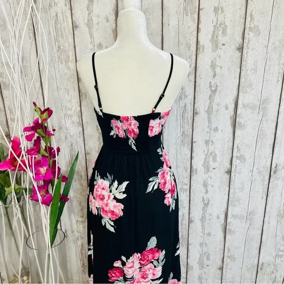 Mimi Chica - NWOT Front Tie Floral Dress - Picture 9 of 12